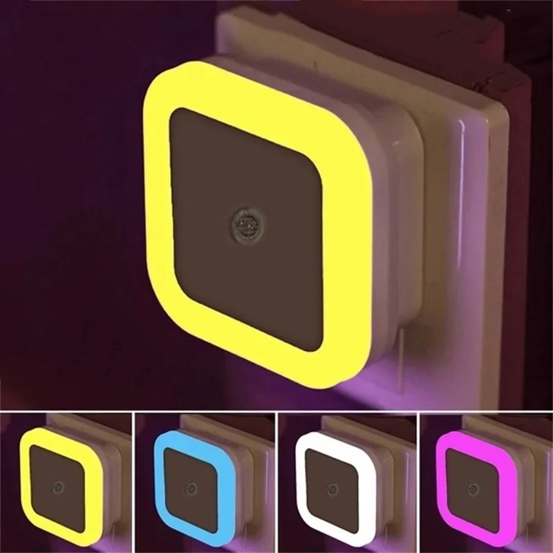 Luz Nocturna LED inalámbrica con Sensor, iluminación Mini con enchufe europeo/estadounidense para habitación de niños, dormitorio, sala de estar, decoración