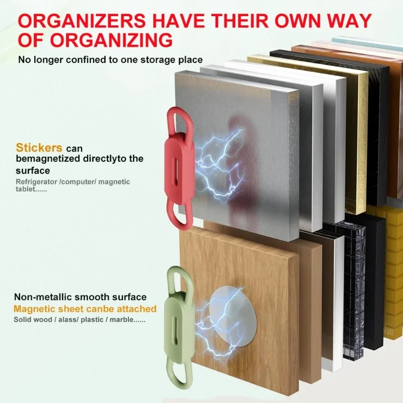 1–5 Stück magnetischer Stifthalter, verstellbarer Silikon-Stifthalter für Schreibtisch, Kühlschrank, Whiteboards, Büro-Schreibtischzubehör