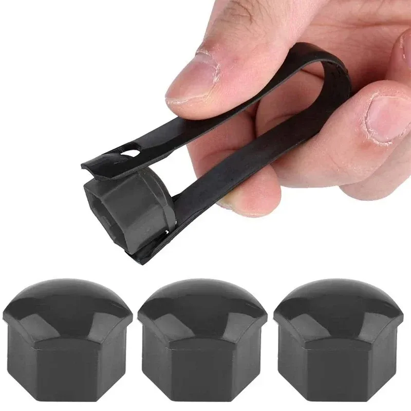 20 piezas tapas de tuercas de rueda de coche cubierta de tornillo de cubo automático 17mm 19mm 21mm llantas de perno decoración Exterior protección de enchufe especial a prueba de polvo