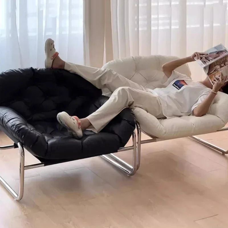 หนังห้องนั่งเล่นเดี่ยวเก้าอี้ปรับ Recliner เก้าอี้สบายพนักพิงเก้าอี้หรูหราเฟอร์นิเจอร์ห้องนั่งเล่น