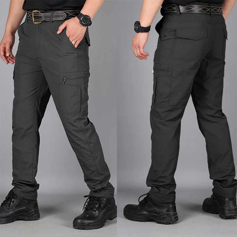 Taktische Cargohose für Herren, Freizeithose, wasserdicht, mehrere Taschen, Outdoor-Arbeitskleidung, verschleißfest, Camping, Wandern, Trainingshose