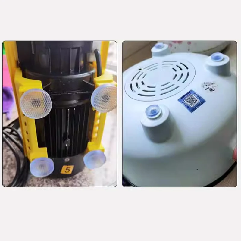 สีดํา/โปร่งใสยางฝังเฟอร์นิเจอร์โต๊ะเก้าอี้ขาด้านล่าง Glide สไลด์ Pad Protector