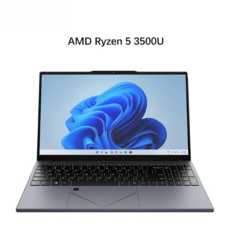15.6 Inch IPS Screen AMD Ryzen™ 5 3500U Gaming Laptop DDR4 MAX 32GB 2*SSD Windows11 Fingerprint Notebook  WiFi 5
