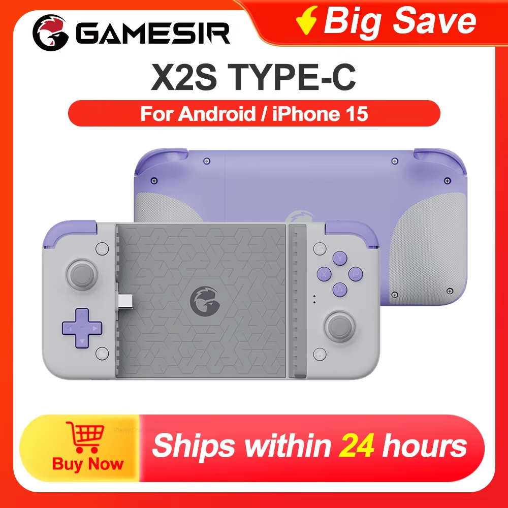 GameSir X2s Mobile Gamepad Android Phone Game Controller para Cloud Gaming Xbox Game Pass STADIA xCloud Hall Effect Joystick