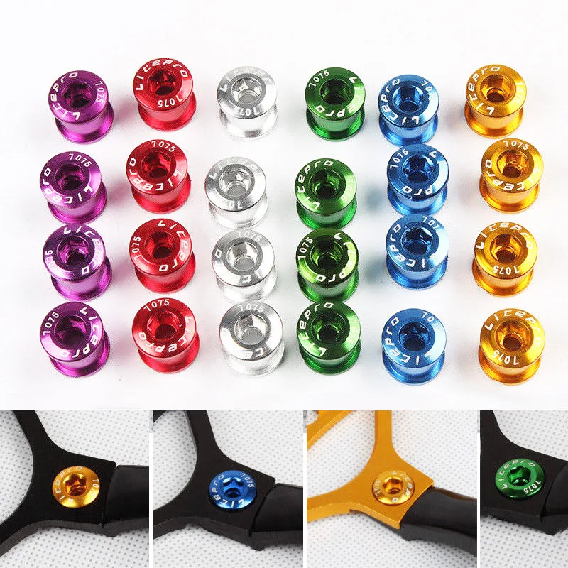 Litepro Xe Đạp Chainring Bu Lông Đơn/Đôi/Ba Tốc Độ Đĩa Chainwheel Ốc Vít Phù Hợp Với Xe Đạp Quay Và Dây Chuyền Nhẫn 5 Chiếc Rất Nhiều