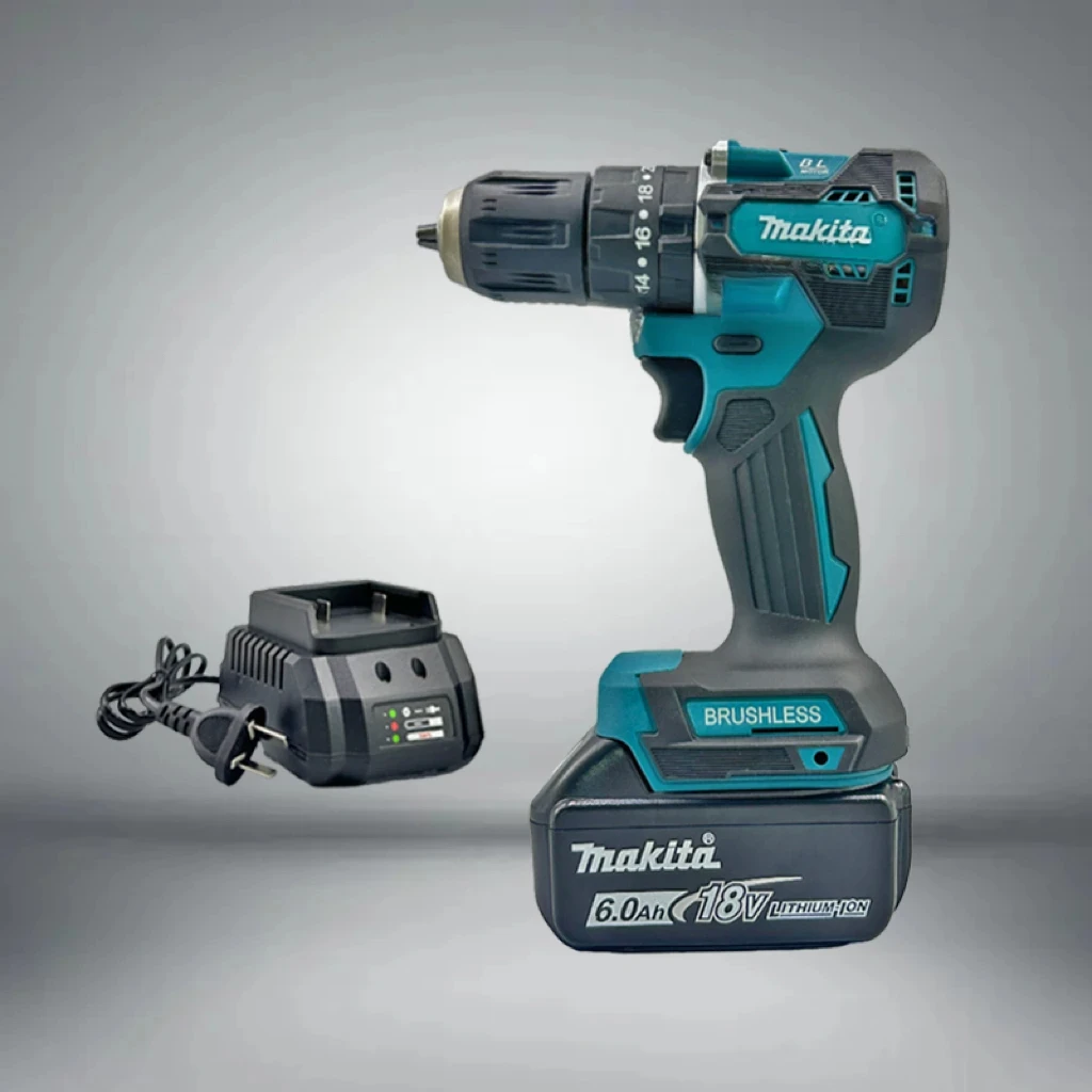 Makita DDF487 Cordless Electric Screwdriver Brushless Motor Multifunctional 18V Charging Driller Electric Tool