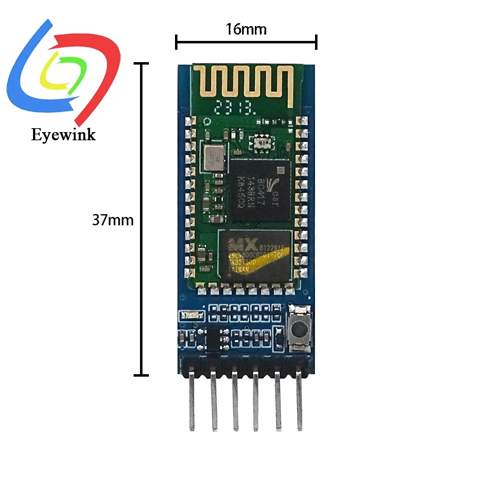 HC-05 HC-06 Master-Slave 6Pin/4Pin Anti-Reverso Integrado Bluetooth Módulo de Passagem Serial Serial Sem Fio para Arduino