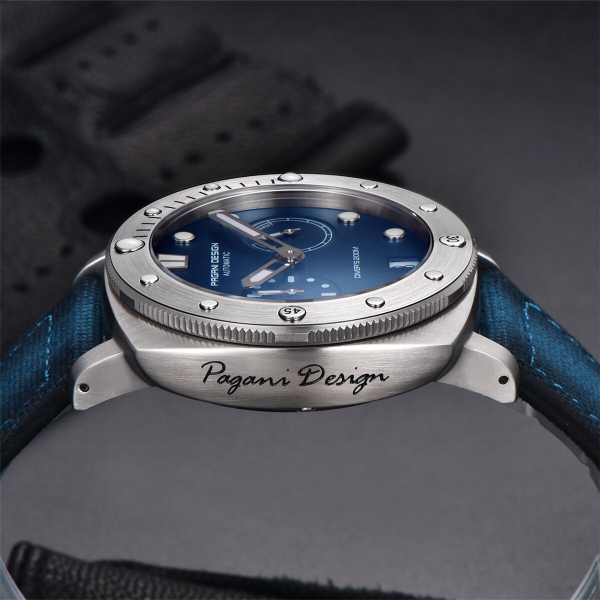 PAGANI Ontwerp Nieuwe Mannen Automatische Mechanische Horloges Duikhorloge Voor Topmerk Luxe 200M Waterdicht AR Saffier Horloge voor mannen