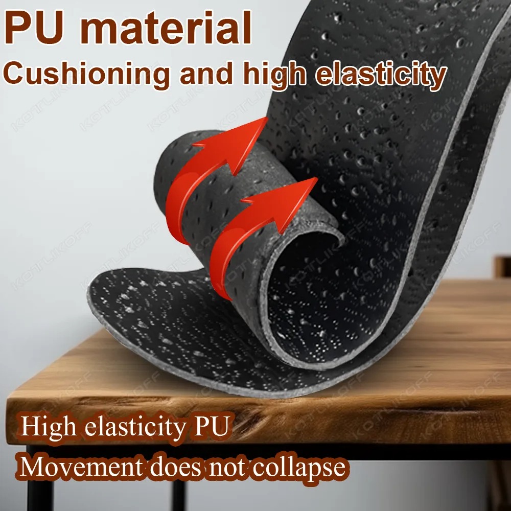 Einlegesohle für Schuhe, orthopädische Leder-Einlegesohlen, Plattfüße, hohe Fußgewölbeunterstützung, orthopädische Schuhe, Sohle O/X-Beinkorrigierter Einsatz