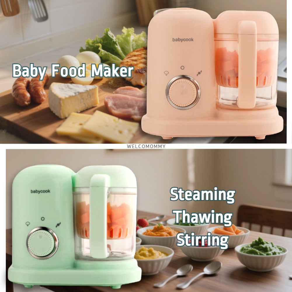 Babyvoeding Maker Babyvoeding Molens Supplement Machine Multifunctionele keukenmachines Blender Grinder Steamer Mixer Stoomkoken