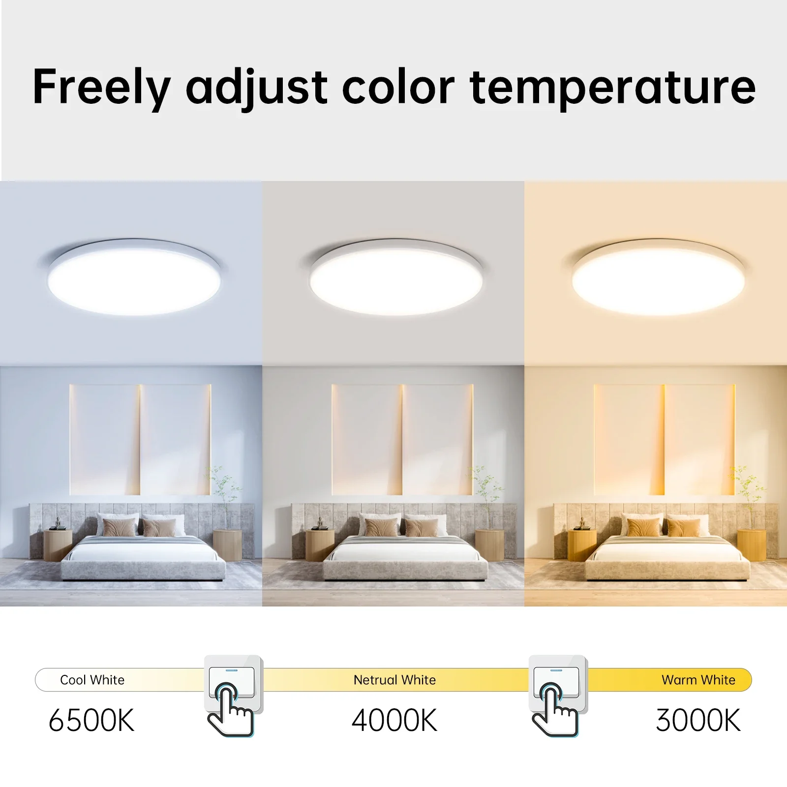 Deckenleuchte Badezimmer Led-Panel Lichter 30W Moderne LED-Küchenleuchte für Schlafzimmer Home Indoor Ultradünne Deckenleuchte Wandleuchte