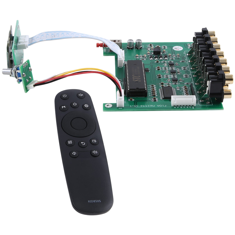 ABKI-Dlhifi F11 M62446 предусилитель 5,1 6-канальный полностью независимый пульт дистанционного управления OLED-дисплей для Hi-Fi усилителя ЦАП Прочный