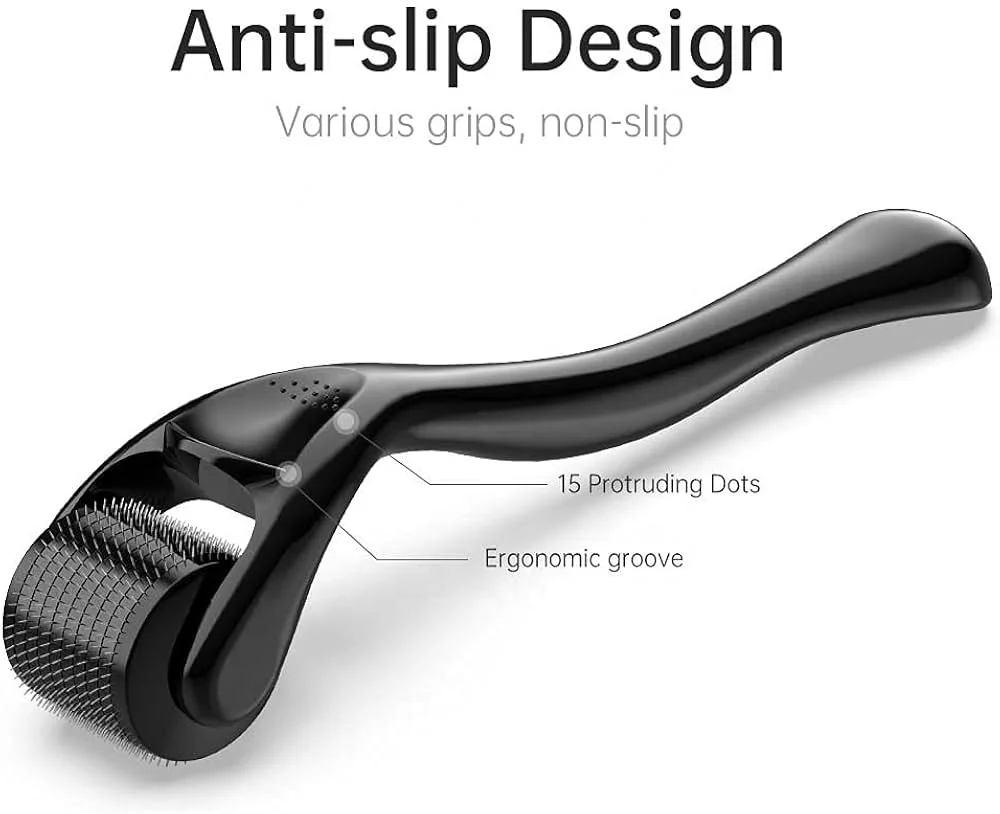 540 針顔ボディ毛成長ダーマローラー皮膚ひげ 0.2 ミリメートル 0.25 ミリメートル 0.3 ミリメートル針マイクロフェイスロールツール