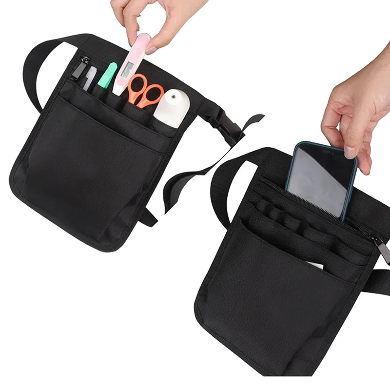 Bolsa de cintura para ferramentas de enfermeira, pessoal médico, universal, multi bolso, bolso de trabalho, armazenamento de suprimentos médicos, bolsa de enfermeira