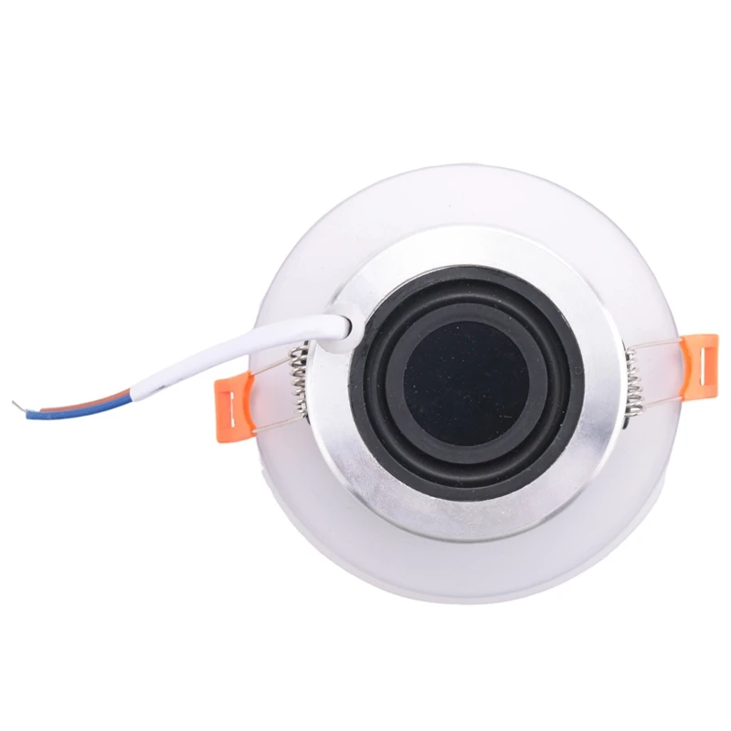 8Ohm 10W Bathroom Ceiling Speaker Aluminum Can Fashion In-Ceiling Speaker Background Music System