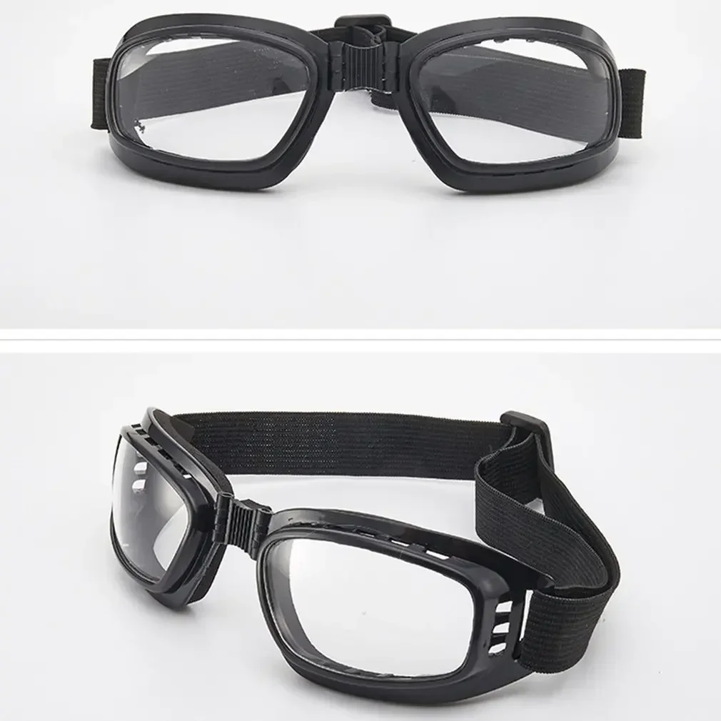 Nuevas gafas plegables Vintage para motocicleta, gafas de sol polarizadas para ciclismo de día y noche, gafas de protección UV a prueba de viento y polvo