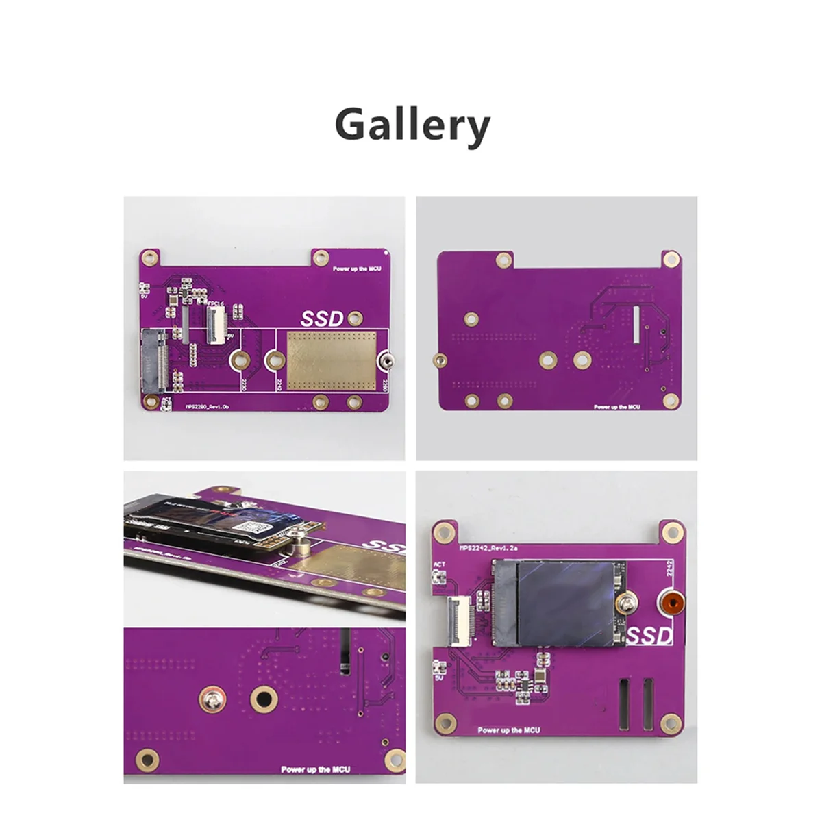 PCIE M.2 NVME 2280 2230 2242 Gen3 SSD topi ekspansi papan + casing untuk Raspberry Pi 5