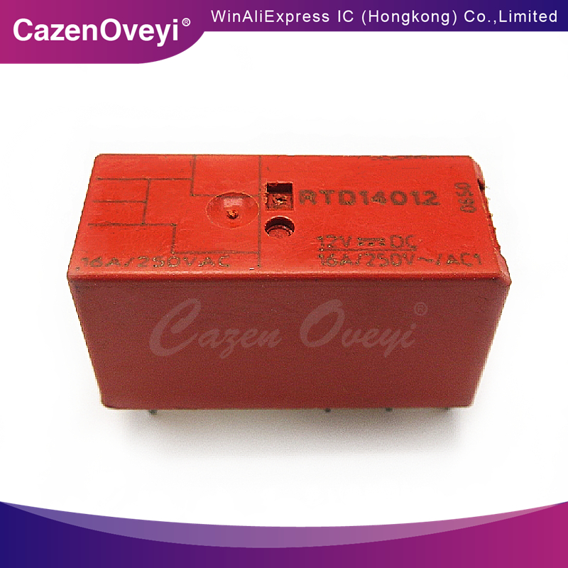 1 Stück RTD14012 = RT 314012   12VDC Tyco 16A eins offen eins geschlossen RT 314012   Leistungsrelais