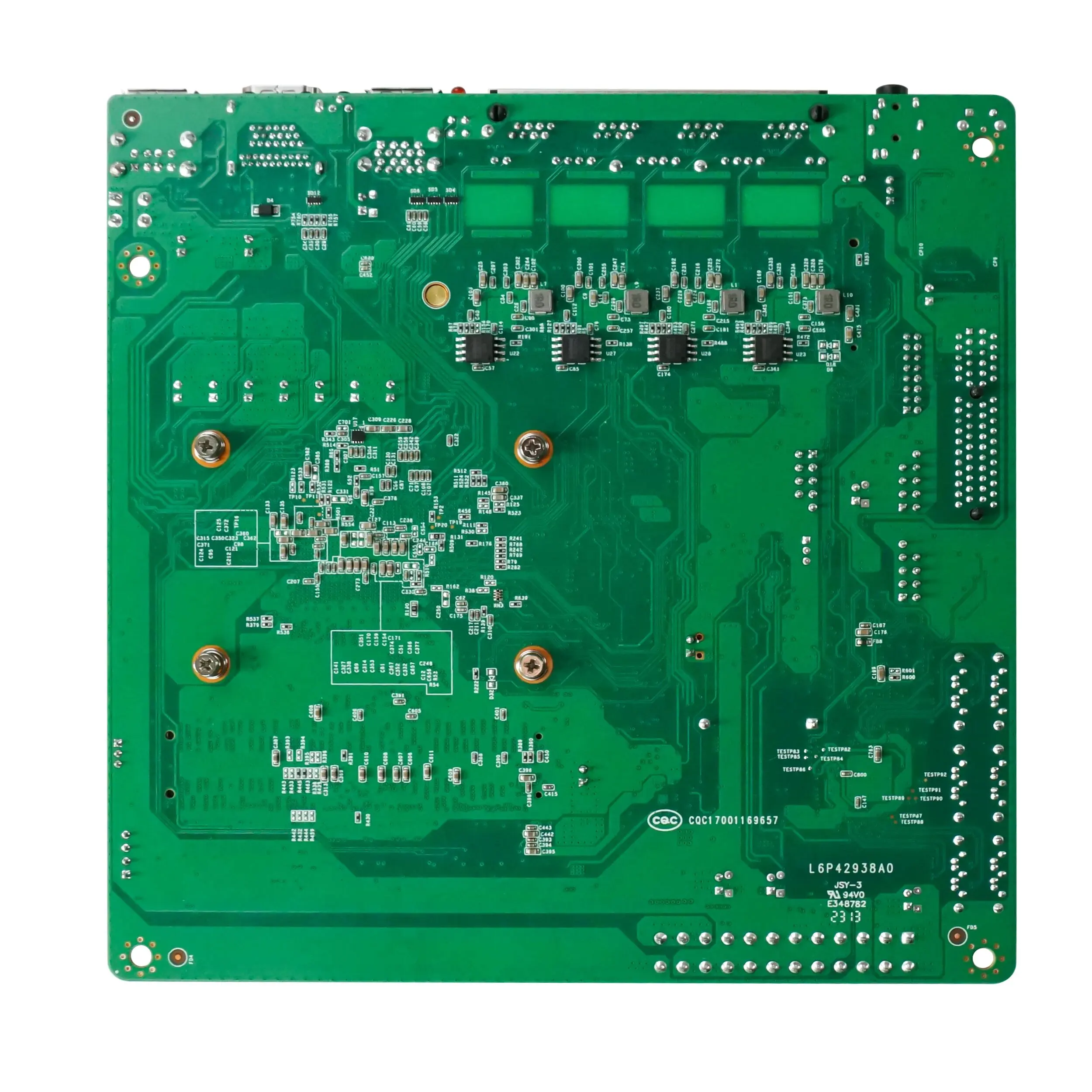 Yohirs 4x2,5G Lan NAS материнская плата Intel N5105 N5100 mini itx промышленный ПК 6xSATA3.0 PCIe 17x17 см материнская плата с мягкой маршрутизацией 2 * DDR4