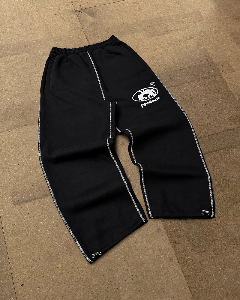 Y2k mode beiläufige lose hosen frauen streetwear Harajuku retro jogginghose Gothic mode marke lose männer gerade bein breite hosen