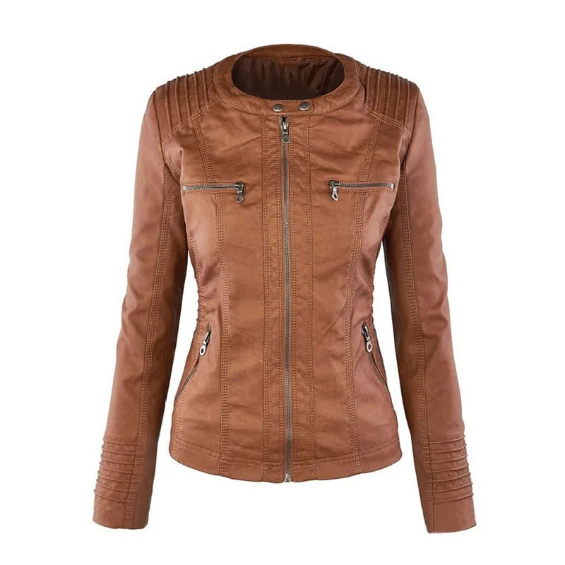女性のためのゴシックスタイルの合成皮革の冬のジャケット,長袖の衣服,黒のアウターウェア,2022
