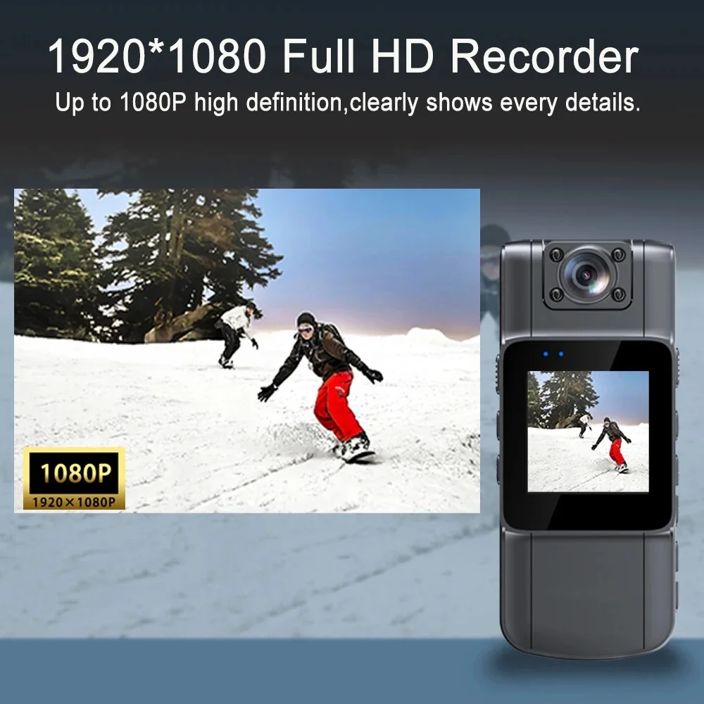 Null 1080P HD Mini telecamera Videoregistratore digitale portatile BodyCam Visione notturna a infrarossi Cam della polizia Videocamera per bici piccola
