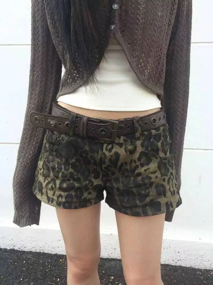 Verão feminino y2k streetwear gyaru harajuku moda grunge vintage coquette baixo aumento 2000s jean shorts denim calças quentes japonês