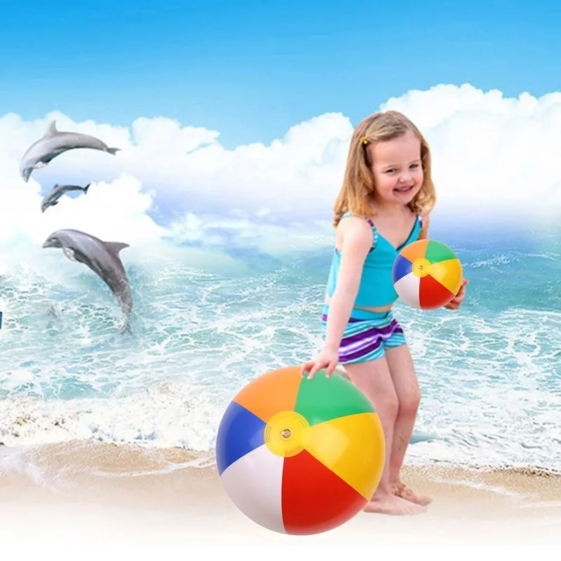 2021 Mới Bơm Hơi Bóng Ném Bãi Biển Mùa Hè Hồ Bơi Ngoài Trời Chơi Bóng Kid Đi Biển Mùa Hè Tắm Bơi Đồ Chơi Dụng Cụ Phụ Kiện