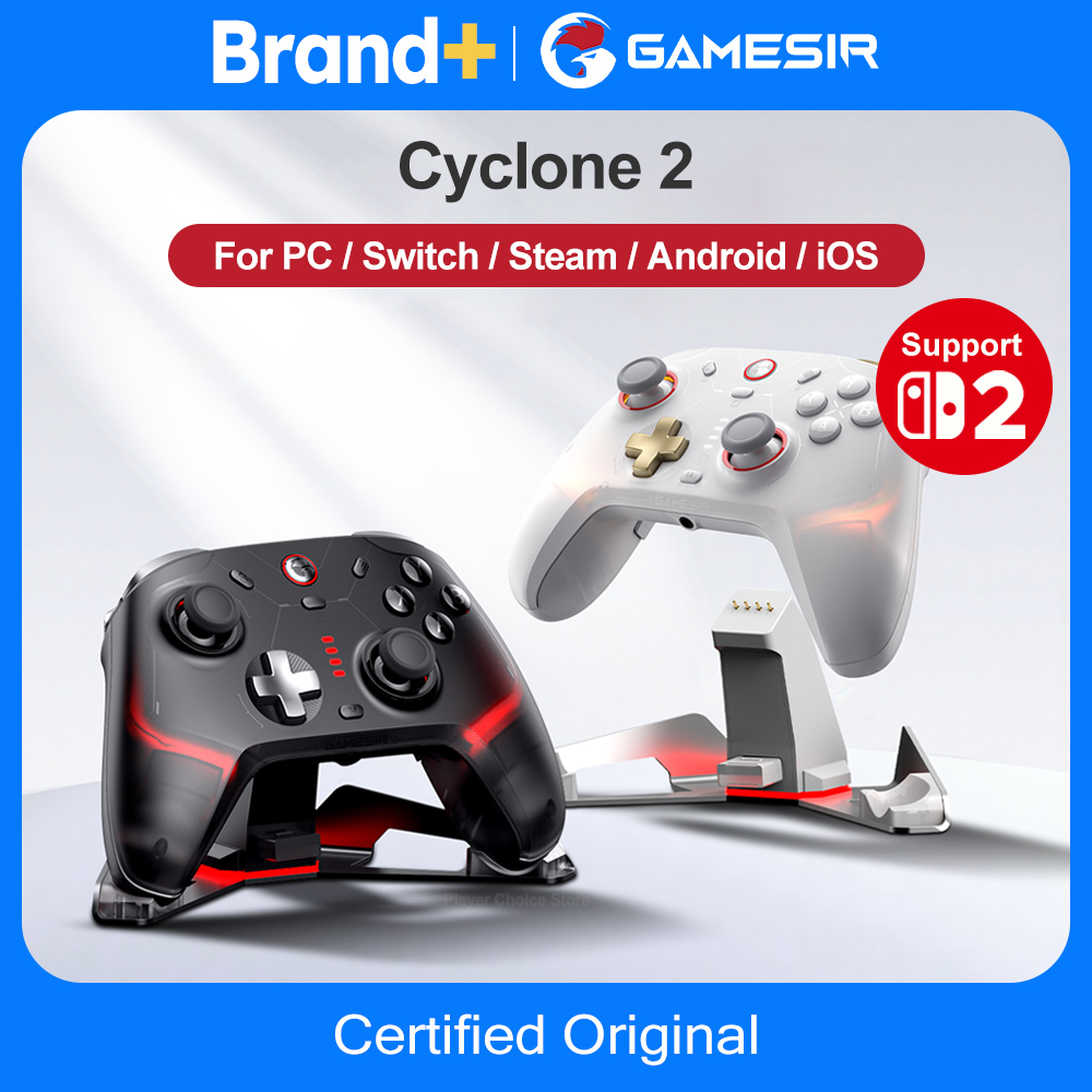 GameSir Cyclone 2 Pro Wireless Gamepads PC for Nintendo Switch 2/1 Windows Steam IOS Android Controller with Mag-Res TMR Sticks