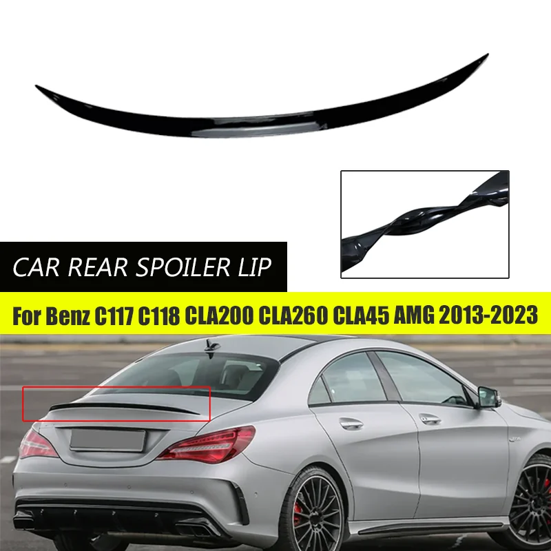 Rear Trunk Lid Car Spoiler Wing For Mercedes Benz CLA Class C117 C118 CLA200 CLA260 CLA45 AMG 2013-2023 Car Styling