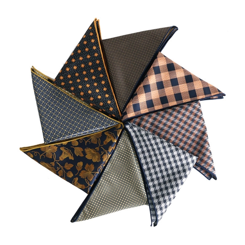 Portable Pocket Square Pocket Handkerchief for Wedding Gift Wedding Hankies Dropship