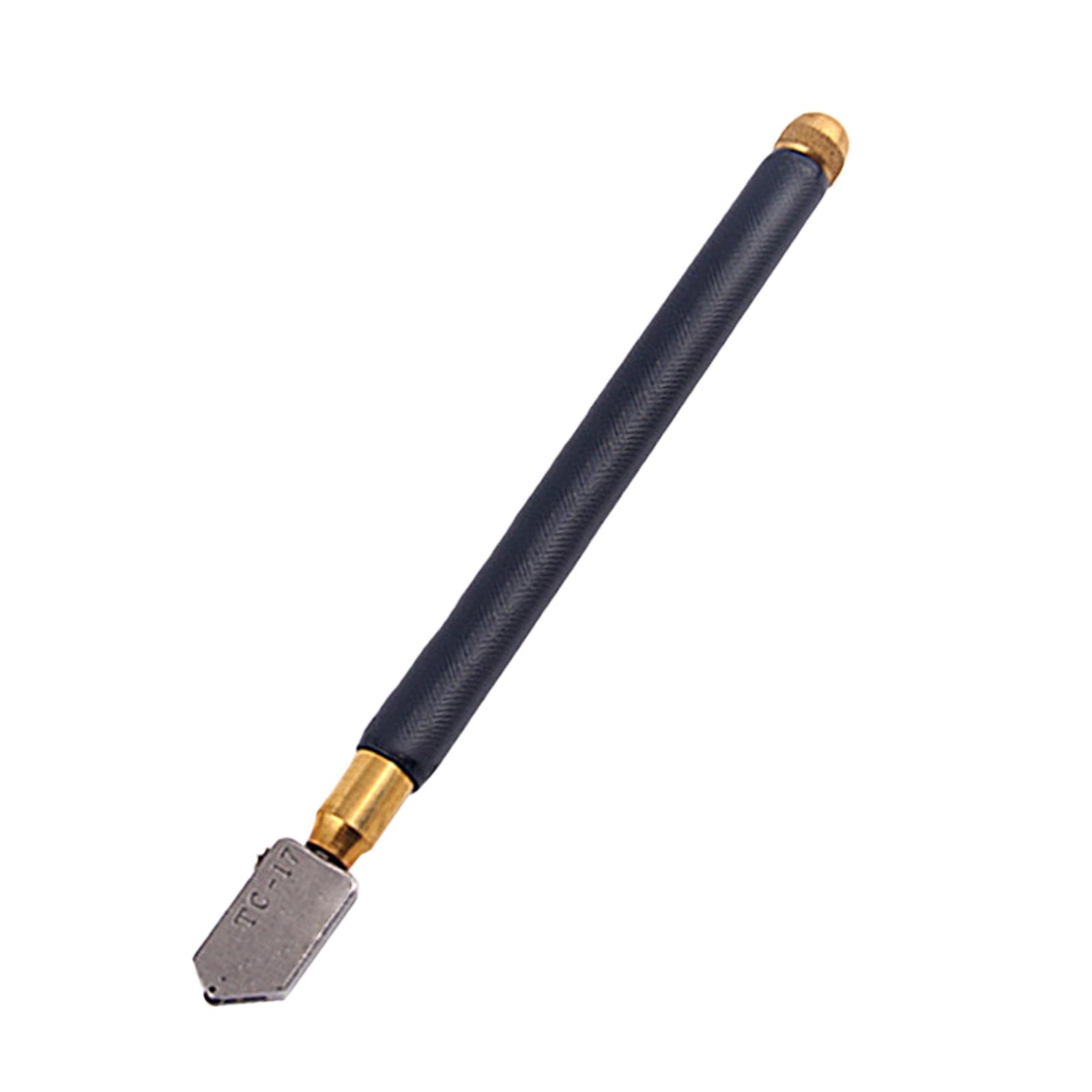 เครื่องมือตัดเพชรแบบหัวตรงด้ามจับโลหะที่ตัดกระจกน้ำมันจาก TC-17ของ Toyo สีดำใหม่