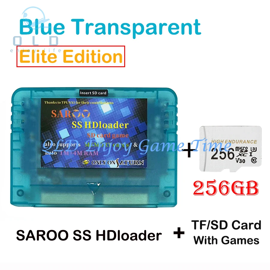 Новая версия 0,7 SAROO HDLoader-картриджа FastReading Game Reader, поддержка менографической карты SD TF, Plug & Play для консоли SS Saturn