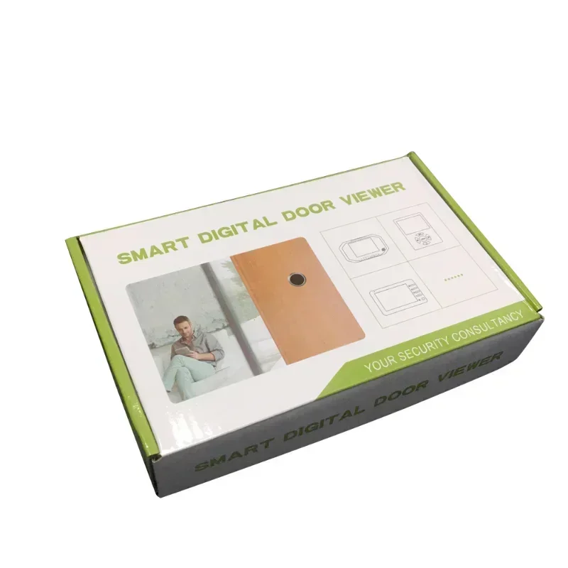 X7 3,5 pulgadas 1080P WiFi timbre inteligente ojo mirilla cámara 100 grados puerta viewe visión nocturna mirilla timbre Monitor al aire libre