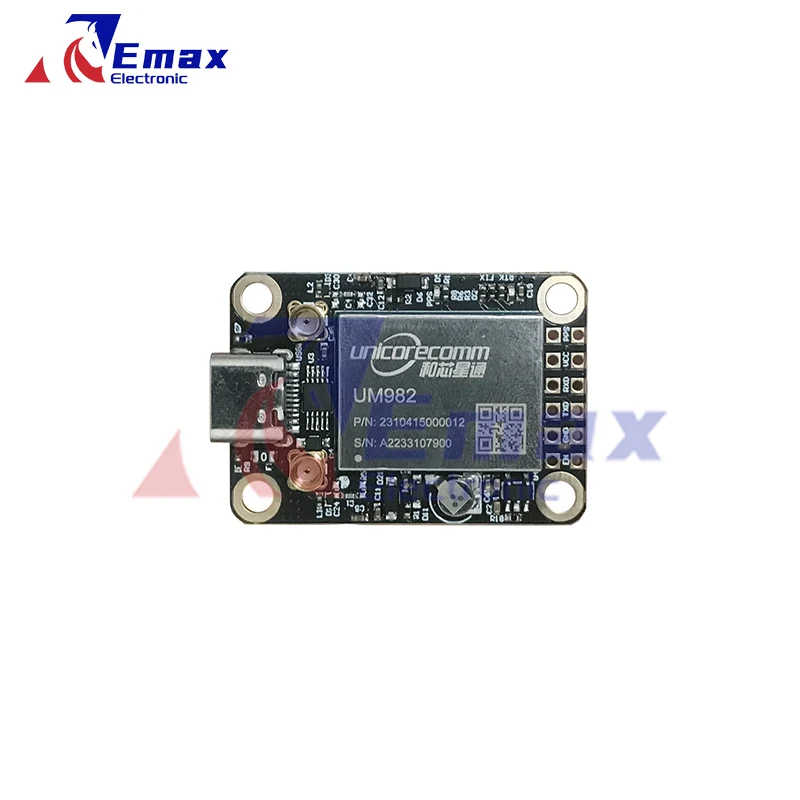 Unicoremm-receptor de alta precisión con placa USB para Rover y Robots, EM-982D1, UM982, tipo C, RTK, GNSS, envío gratis