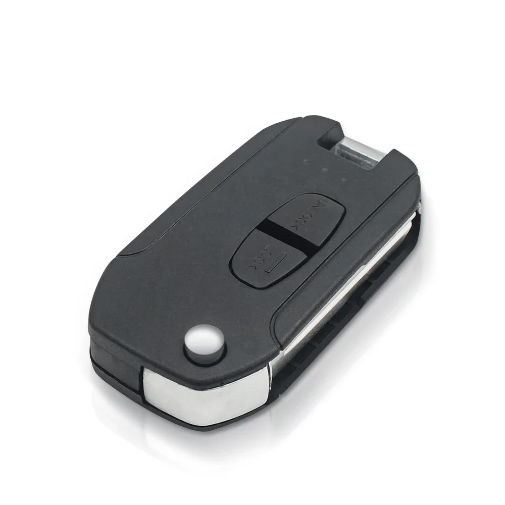 KEYYOU 2/3 ボタン修正されたフリップ車リモートキーシェルケース三菱新 ASX グランディスアウトランダー LANCER-EX 右左ブレード