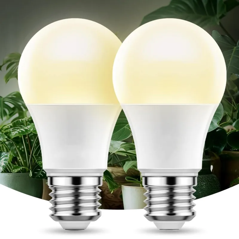 2 szt. Pełne spektrum światła do uprawy żarówka A19 11W E26 oświetlenie do uprawy dla roślin doniczkowych kwiaty szklarnia Indore Garden lampa hydroponiczna