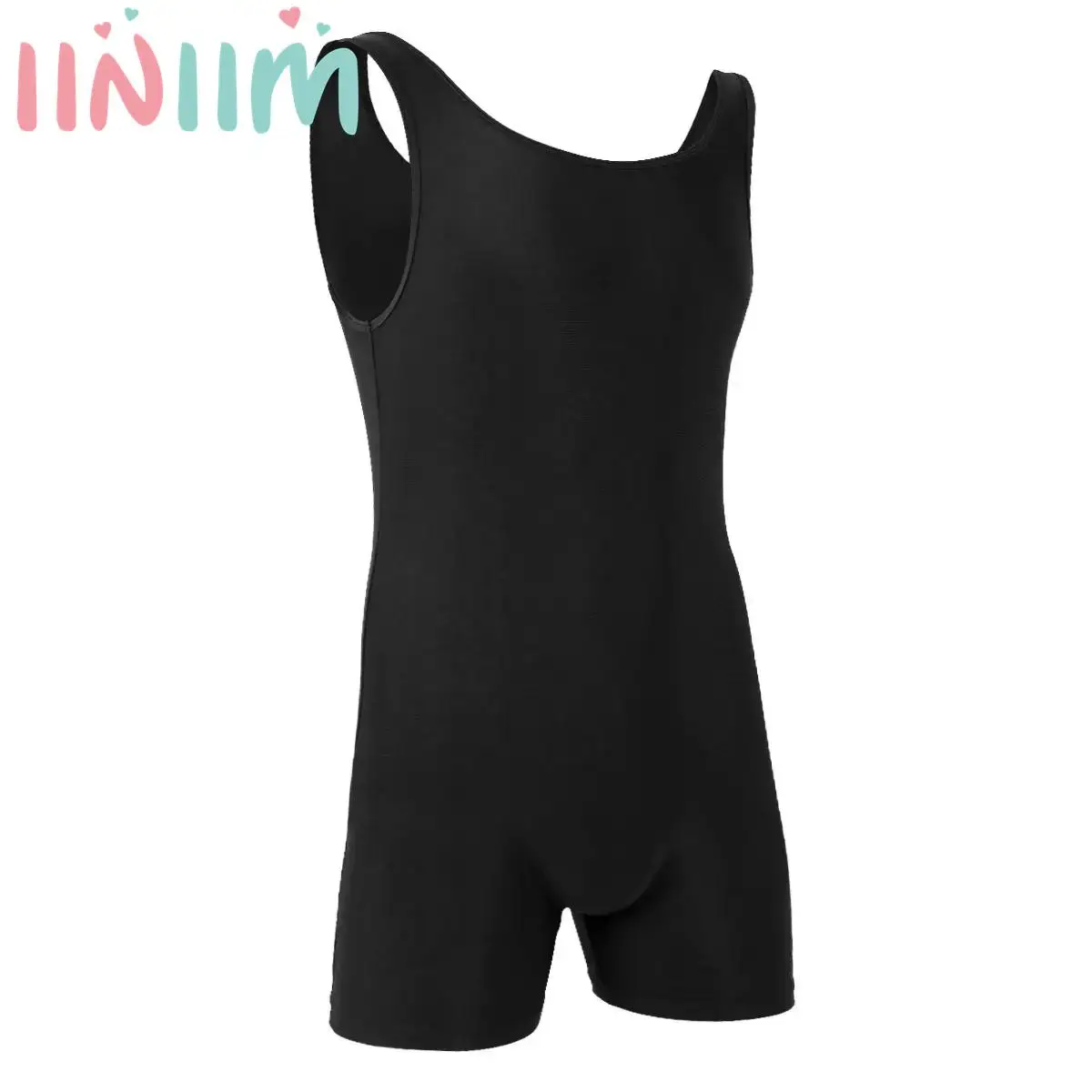 Einteiliger Trainings-Body für Herren, ärmellos, dehnbar, Spandex, Tanzübung, Biketard, Ganzanzug, Fitnessstudio, Yoga, Wrestling-Trikot, Nachtwäsche