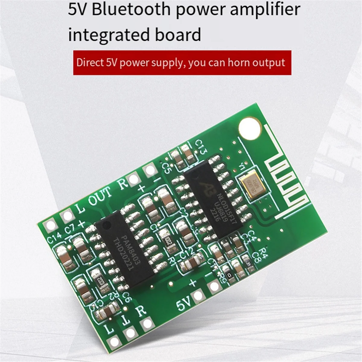 CA-8469 5V Bluetooth Amplifier Board PAM8403+CA-6928 Bluetooth Amplifier Module 5.0 Bluetooth Audio Module