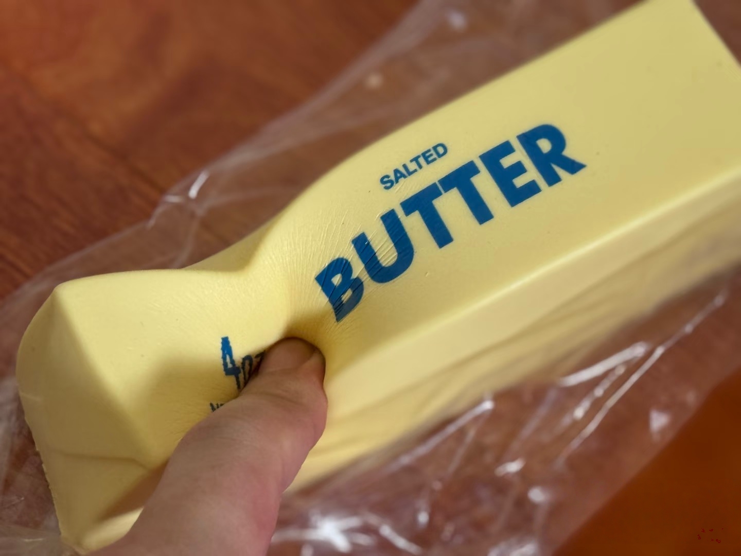 1PC Antistress Boter Stok Stress & Angst Relief Fidget Speelgoed Langzaam Stijgende Squishy Squeeze Elastische Kaas Stok Prank Speelgoed