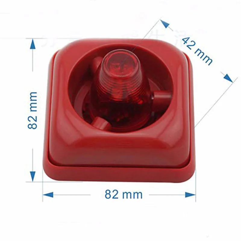 Sound Strobe  Sound and light alarm  Siren dc24v Conventional Fire Strobe Sounder