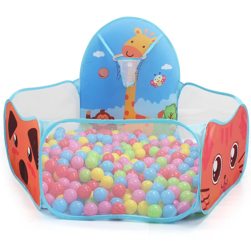 เด็กลูกสระว่ายน้ําเต็นท์แบบพกพา Ball PIT เล่นเต็นท์ตะกร้ากลางแจ้งกีฬาในร่มของเล่นเพื่อการศึกษาวันหยุดของขวัญ