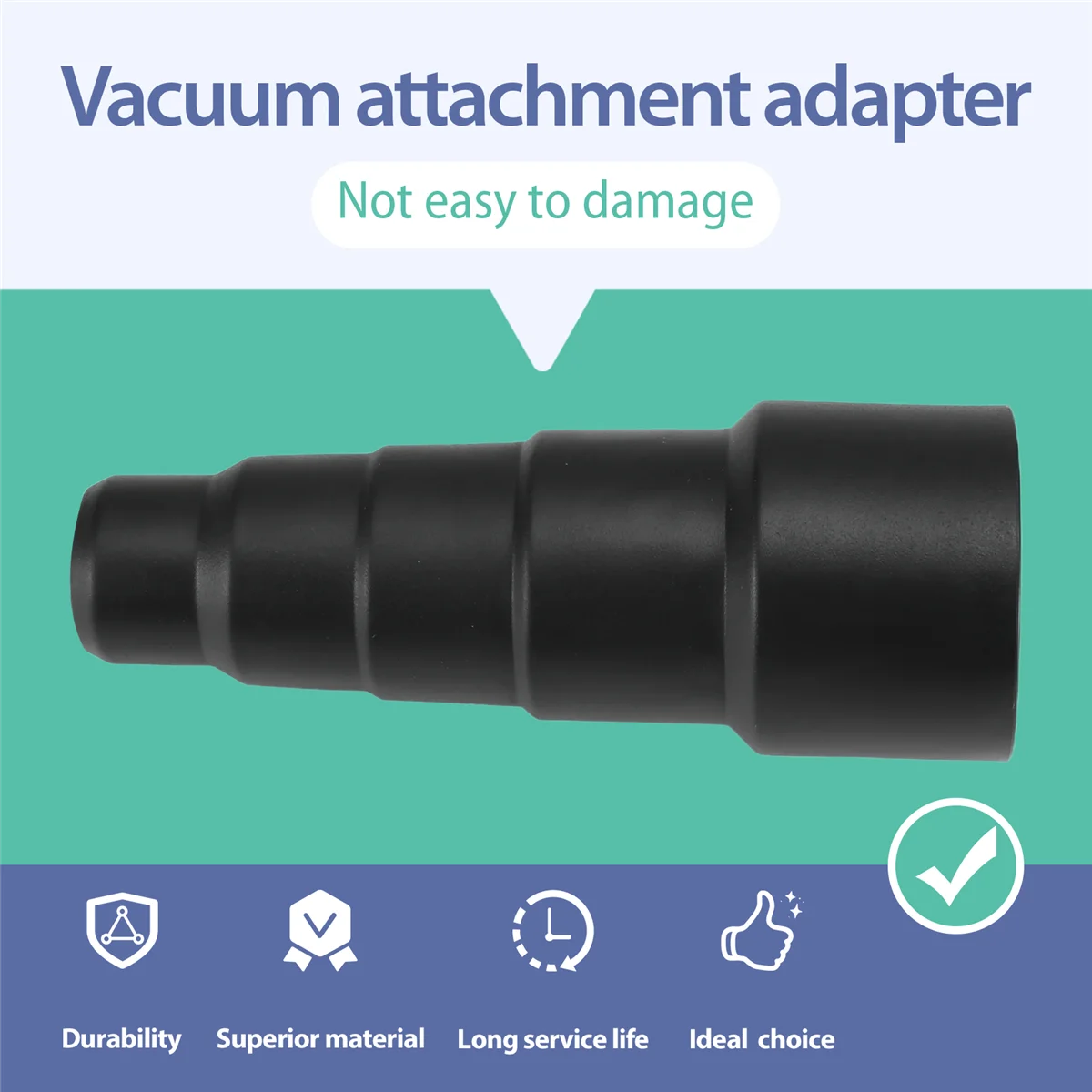 BABQ Universal Vacuum Hose Adapter Hose Accessories Adaptor Connector Five-Layer Adapter of 18-50mm