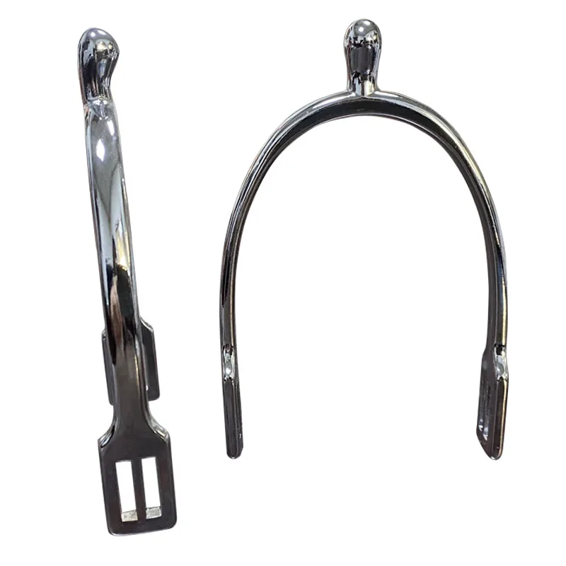 Speroni in lega di zinco da equitazione da donna Spur15mm con gambo corto con estremità sferica Spurs per bambini inglesi HorseTack