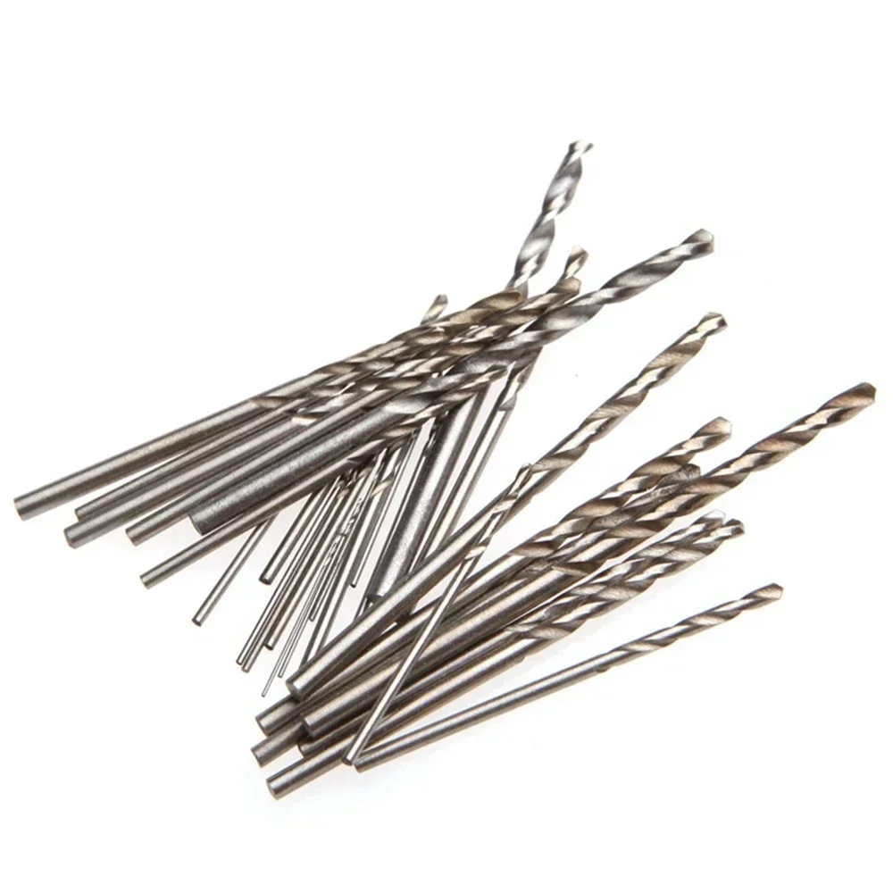 10 Chiếc Micro HSS Twist Khoan Thẳng Vỏ Auger Bit Cho Điện Khoan Tùy Chọn 1 1.5 2 2.5 2.8 3 3.2 3.5 4 4.5 5 Mm
