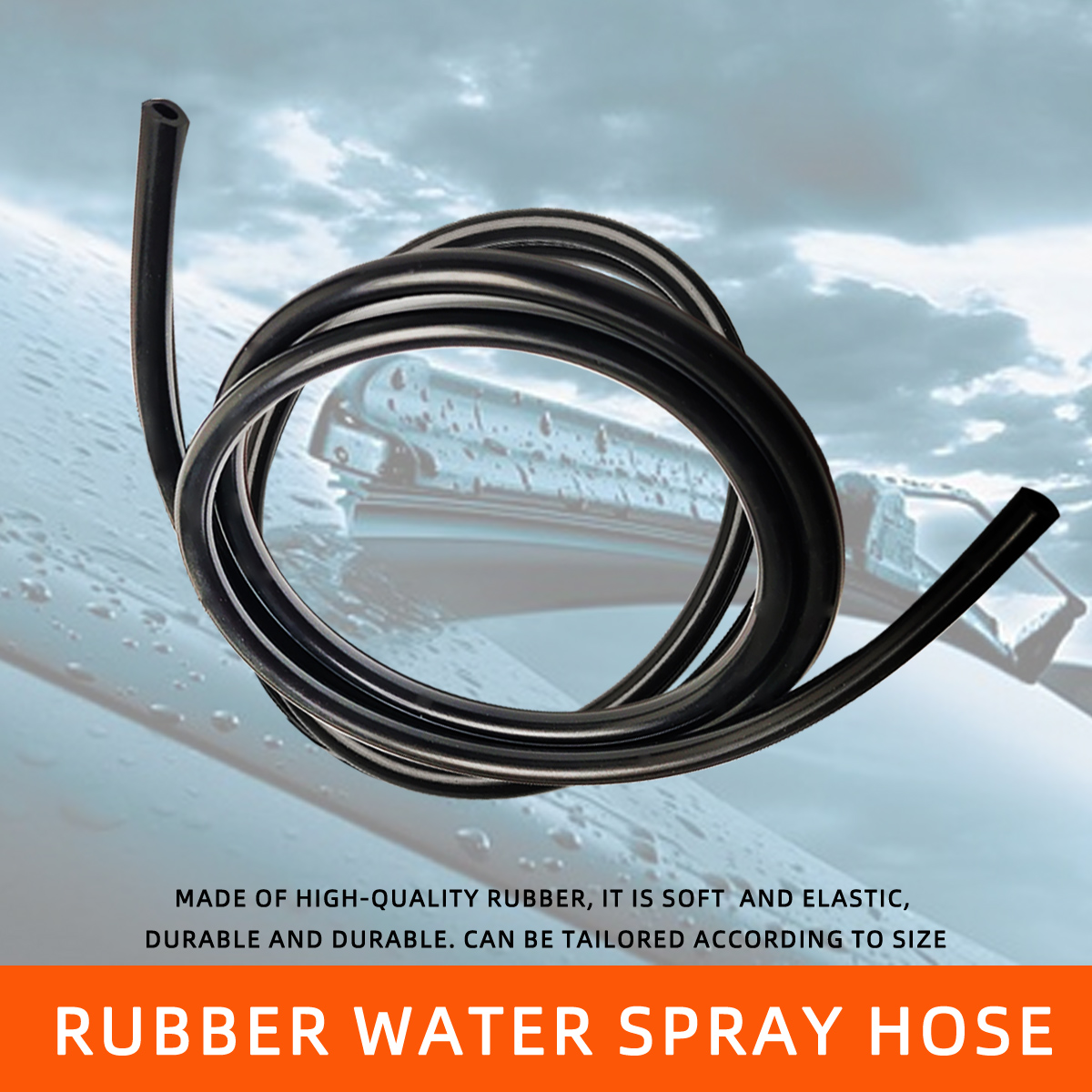 1/2/3/4M Ruitenwisser Sproeierkop Slang met Connector Kit T Y Rechte Pijp voorruit Spray Jet Waterslang Vloeistof Buis