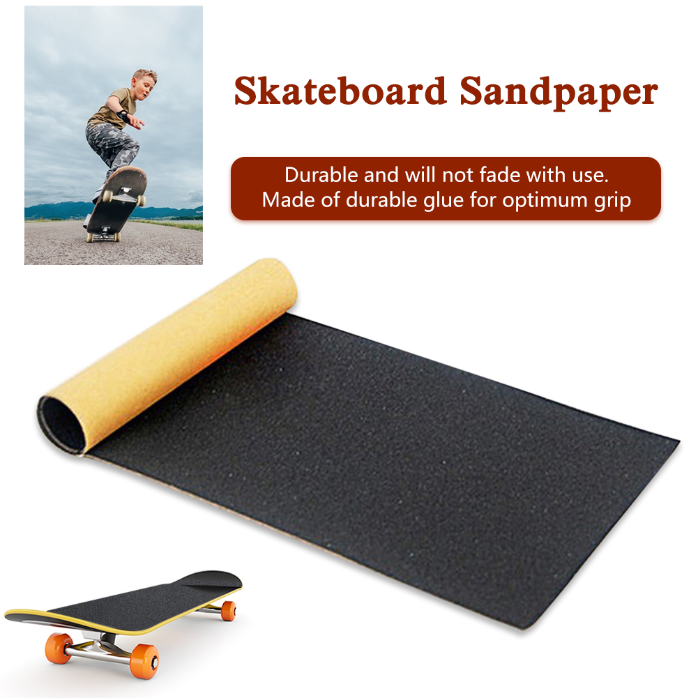 Adesivos antiderrapantes para skate, fita adesiva profissional para quatro rodas, lixa de diamante, acessórios de tapete antiderrapante