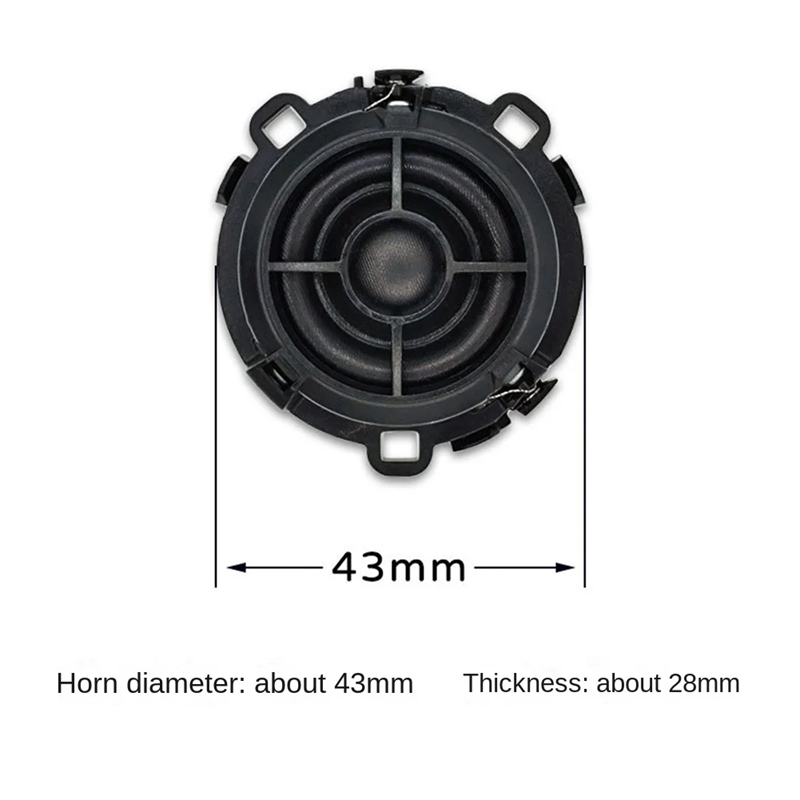 2PCS Car Speaker Tweeter 100W 4Ω 2K-22Khz For  Sagitar Golf Golf Sportsvan DIY Upgrade Speaker Durable