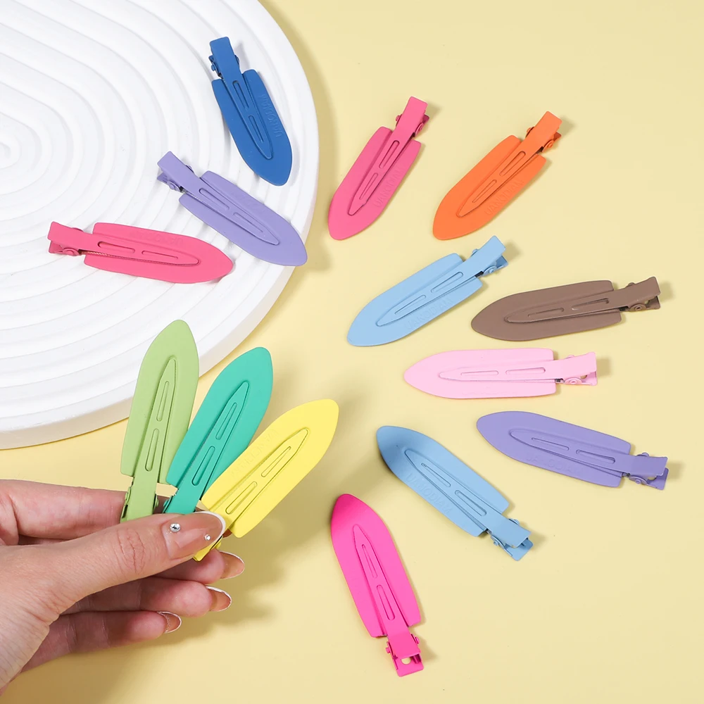 2 Cái/lốc Đồng Màu Matte Tóc Cột Tóc Kẹp Tóc Nữ Cô Gái Kẹp Tóc Ins Thời Trang Traceless Rửa Mặt Kẹp Mũ Đợi Đầu Đa Năng Thời Trang Hàn Quốc Phụ Kiện Tóc