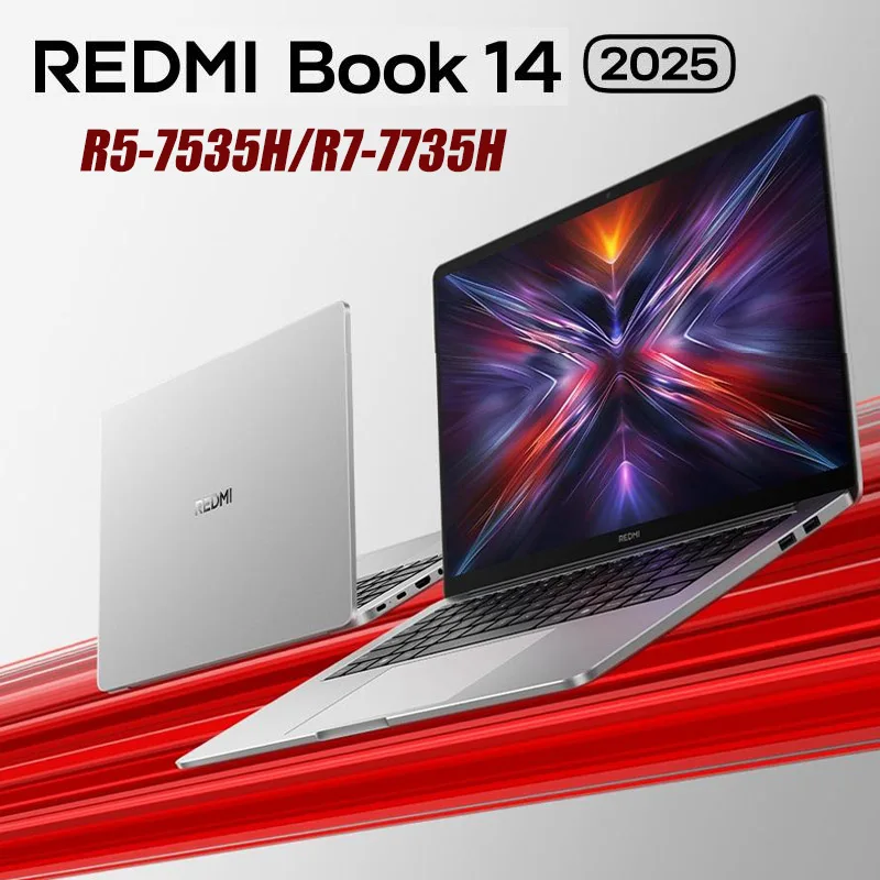 Xiaomi Redmi Book Pro 14 2025 Laptop AMD Ryzen R5 7535H/R7 7735H 8Core 16G DDR5+512G SSD Radeon 680M/660M Graphics Notebook PC